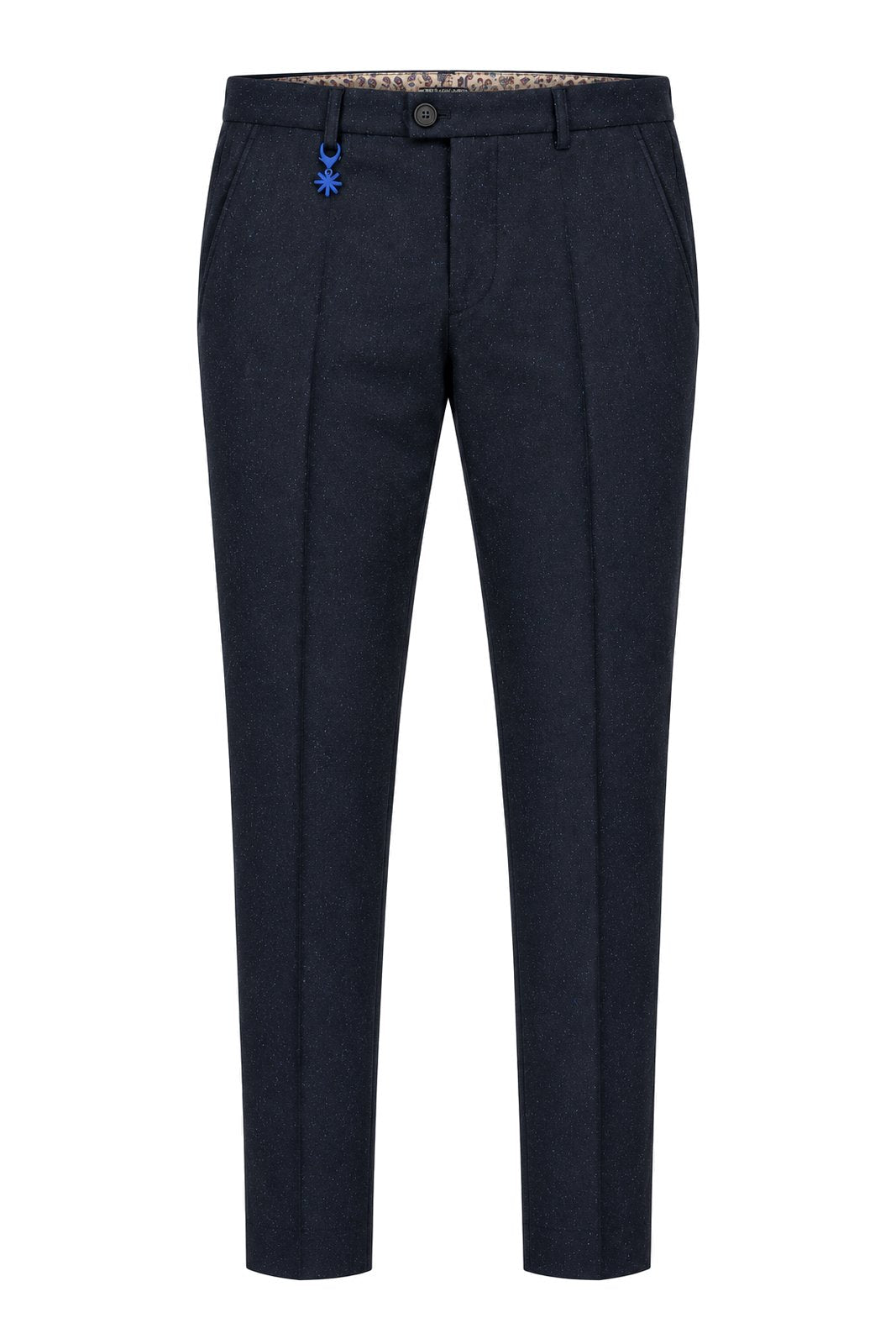 Manuel Ritz Pantaloni Uomo Skinny Fit in misto lana