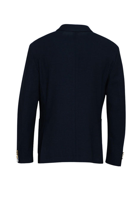 Manuel Ritz Men's Double-Breasted Jacket with Metal Buttons