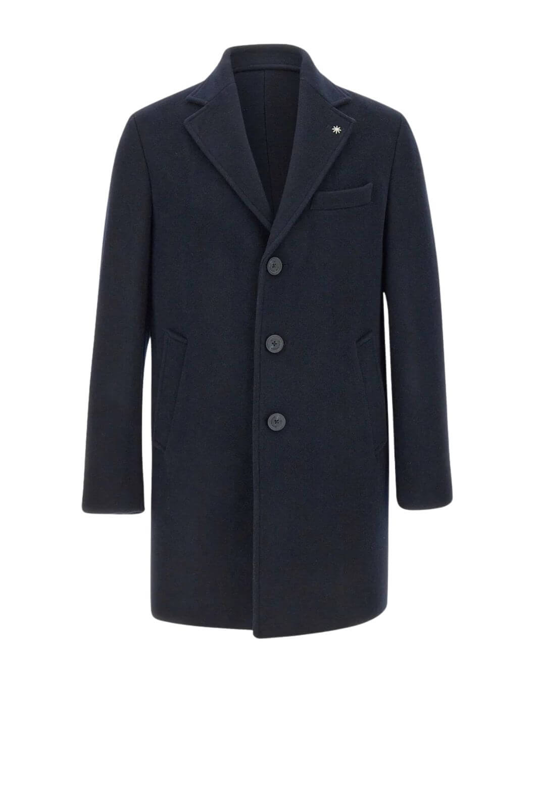 Manuel Ritz Cappotto Uomo monopetto / Navy