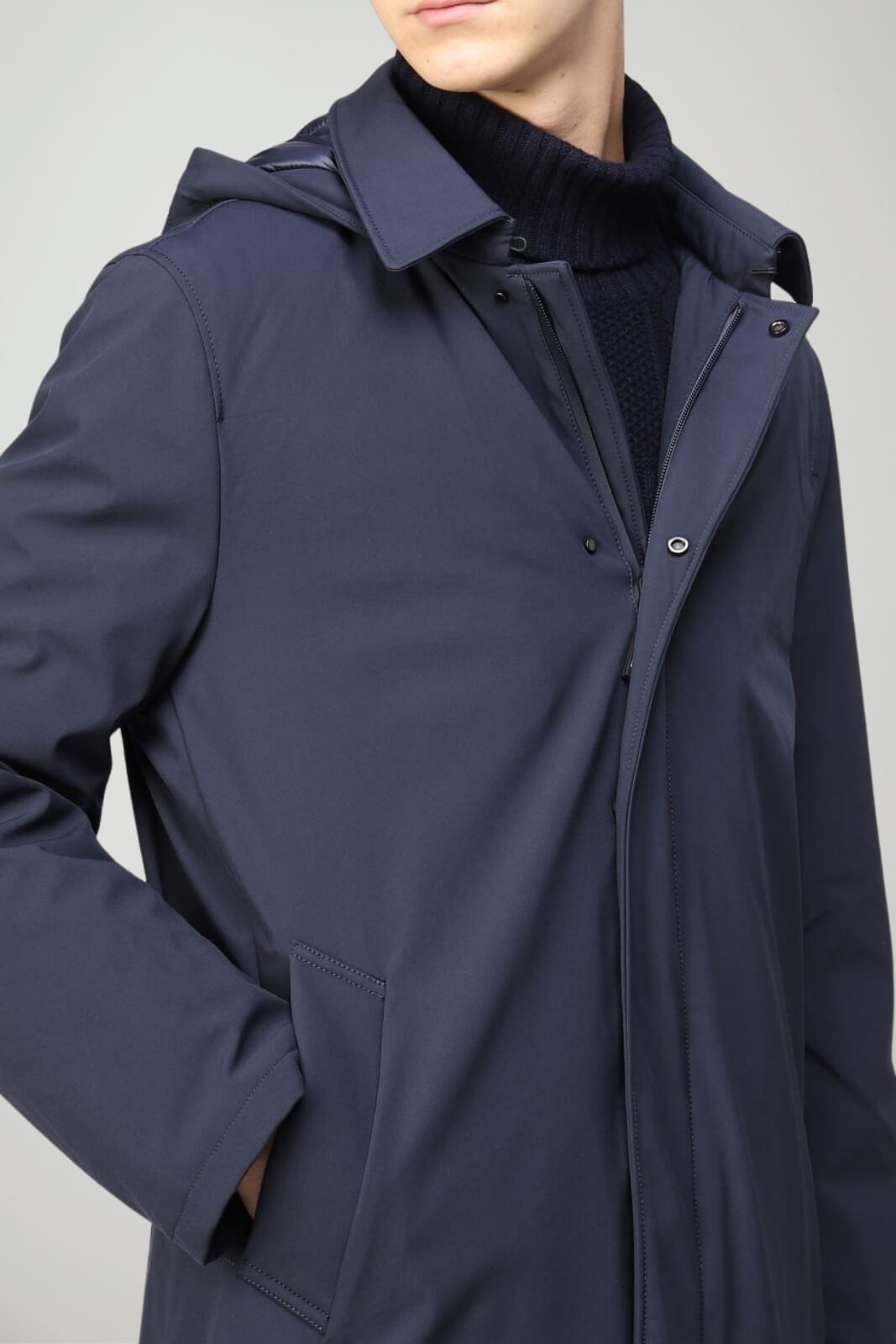 Manuel Ritz Parka Uomo in Tessuto Tecnico