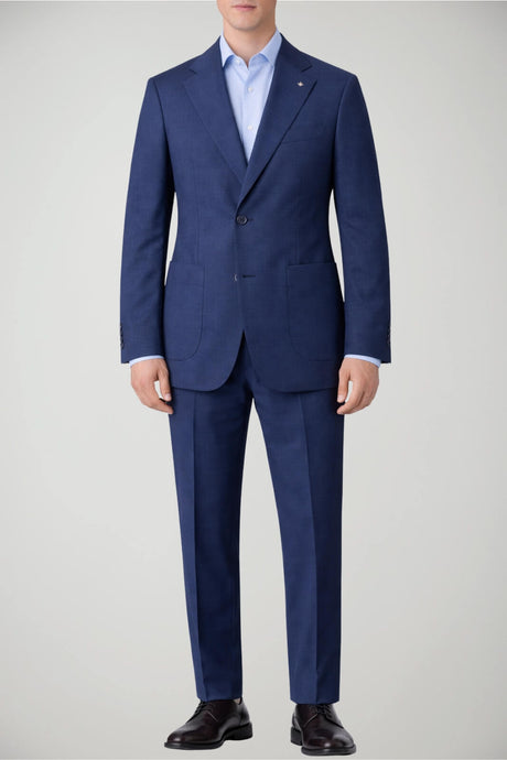 Abito da uomo Manuel Ritz in tweed con giacca monopetto e pantalone coordinato