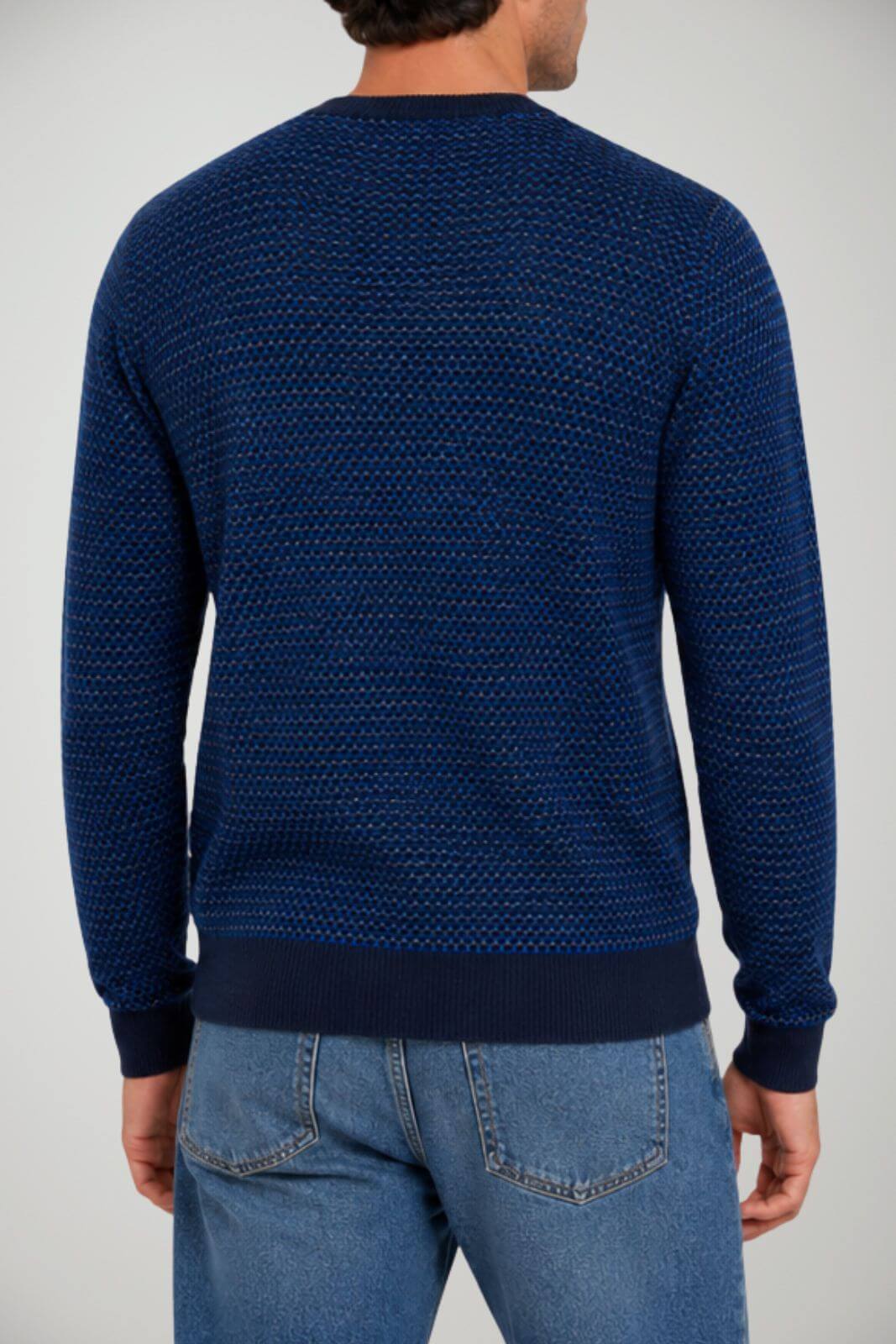 Manuel Ritz Maglia Uomo texture a quadri