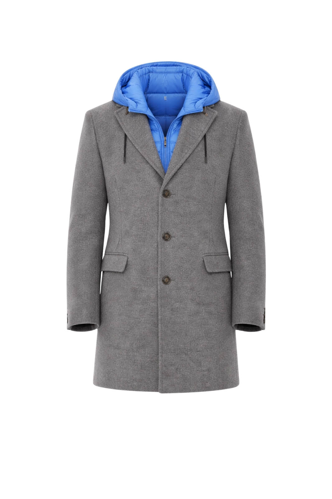 Manuel Ritz men's coat with windproof insert and hood