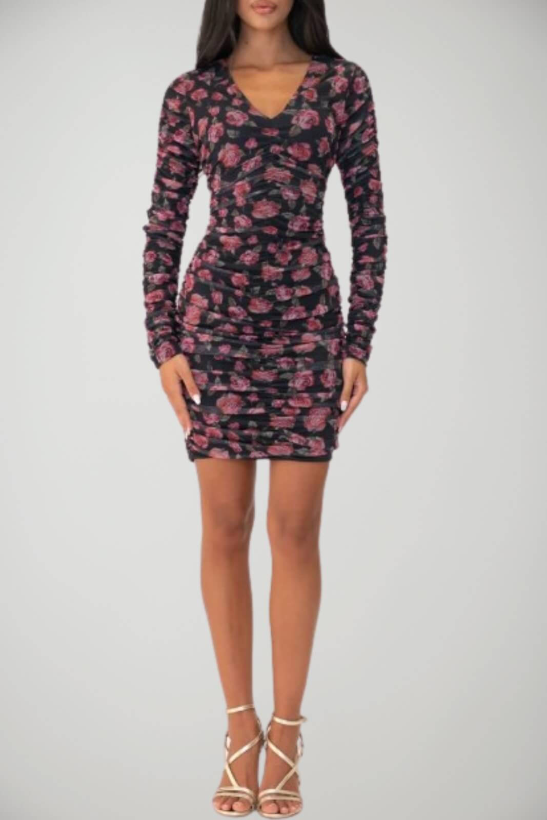 Mar de Margaritas abito donna stampa floreale fronte 1