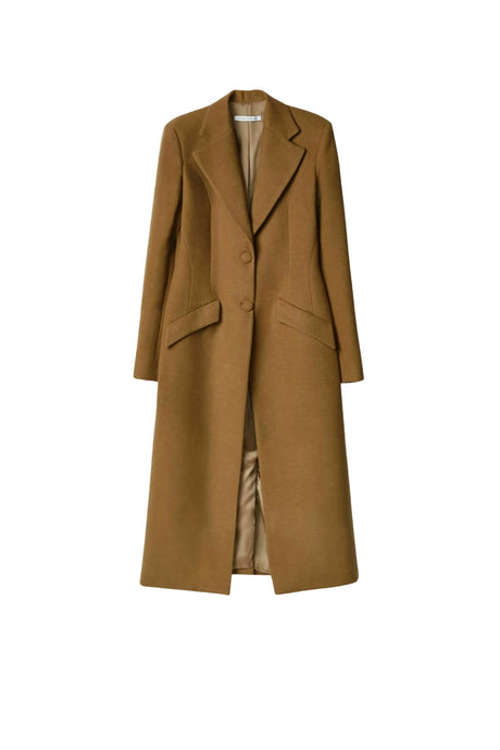 Cappotto lungo da donna monopetto Mar de Margaritas fronte