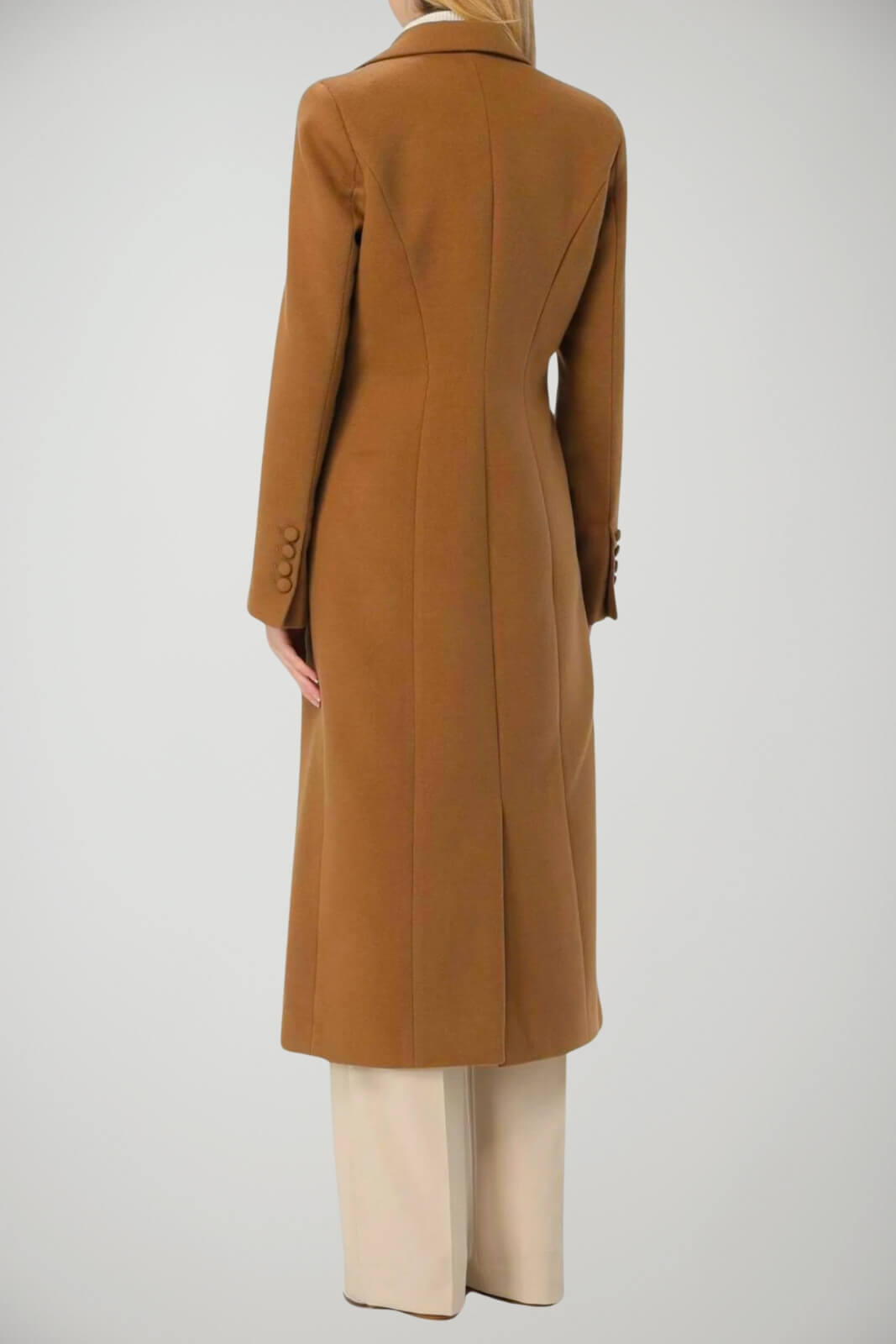 Cappotto lungo da donna monopetto Mar de Margaritas retro