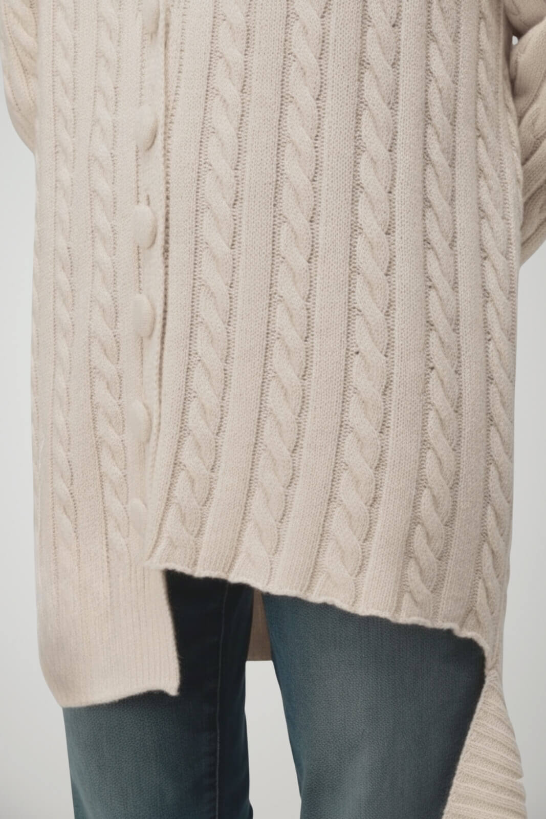 Cardigan da donna Mar de Margaritas a trecce