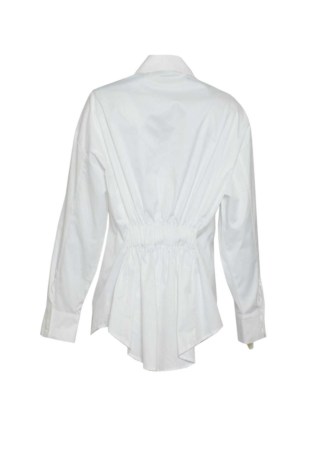 Camicia da donna Mar de Margaritas con arricciatura e bottoni retro