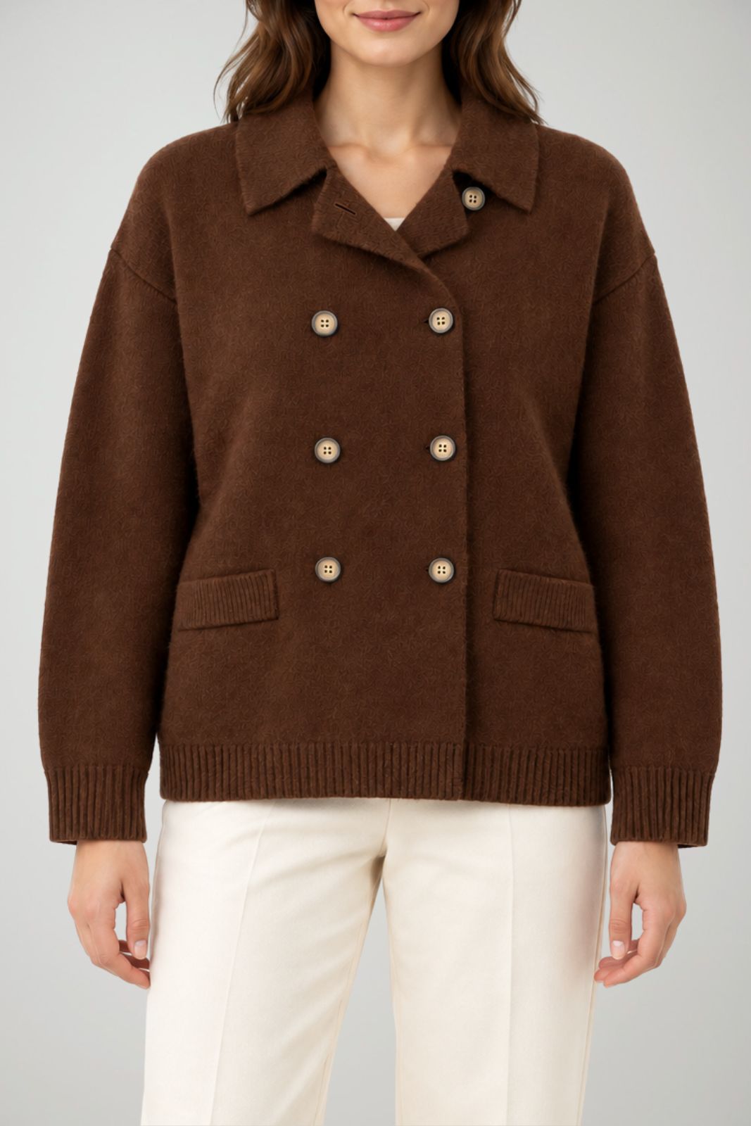 Markup Cardigan Donna doppiopetto lungo