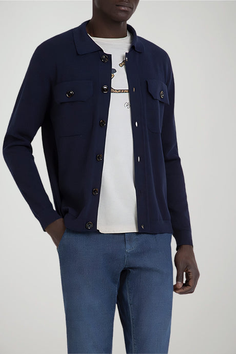 Markup Overshirt Uomo strutturato con tasche