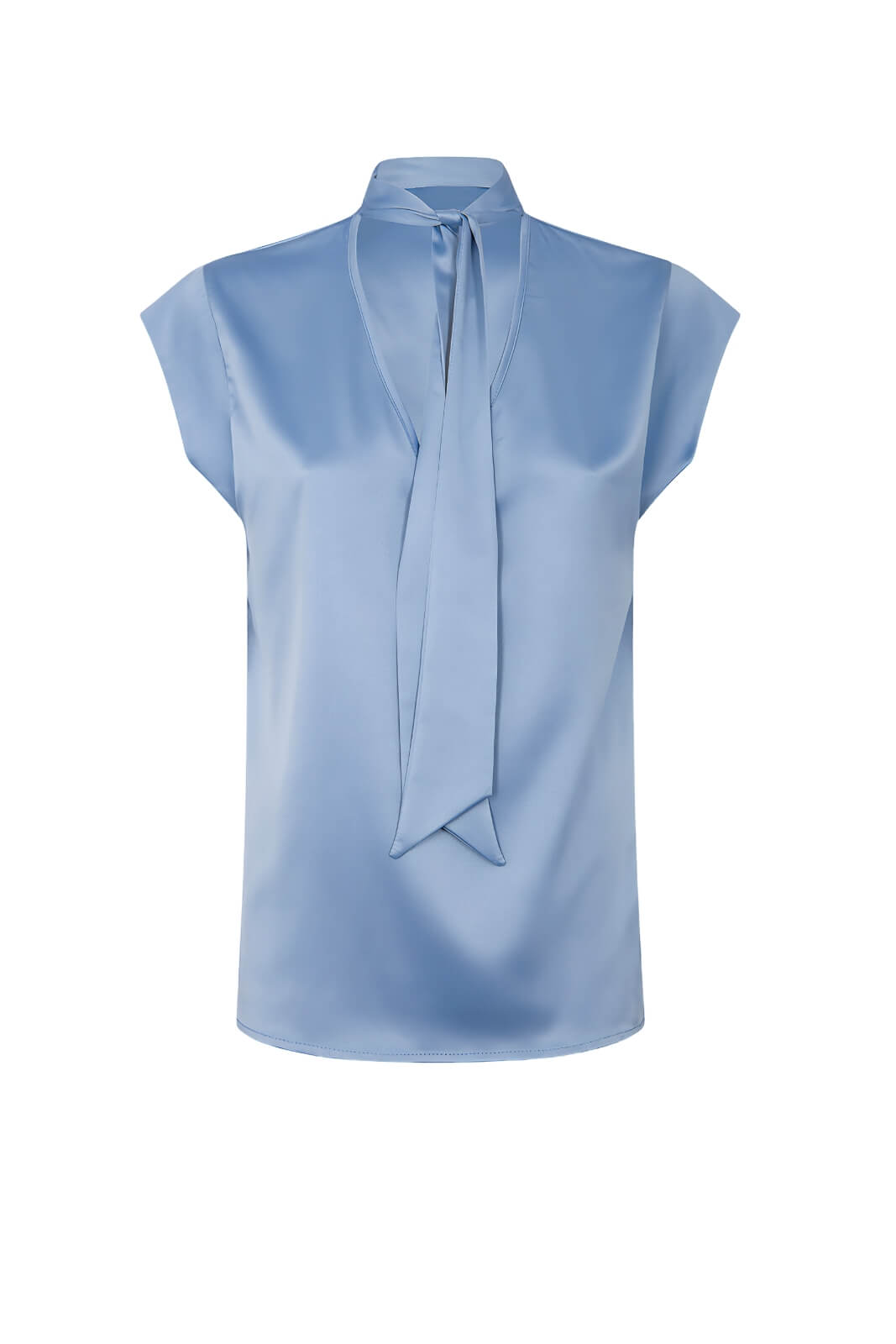 Markup blusa donna in raso con fiocco
