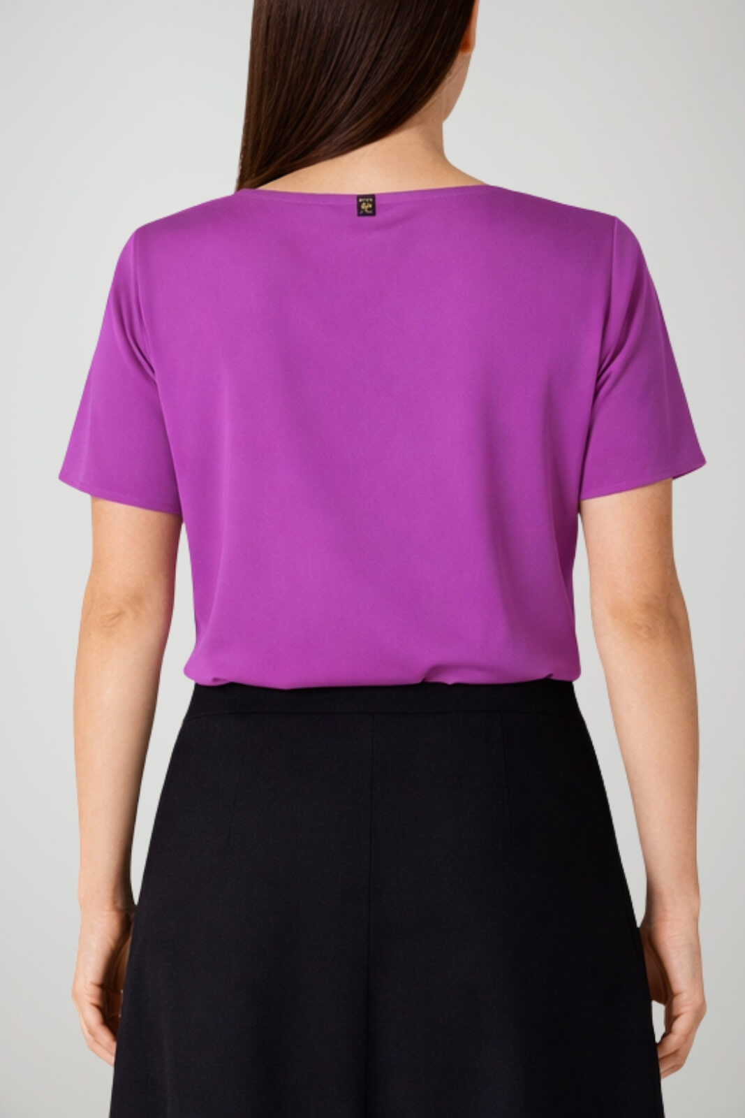 Markup blusa donna in raso maniche corte