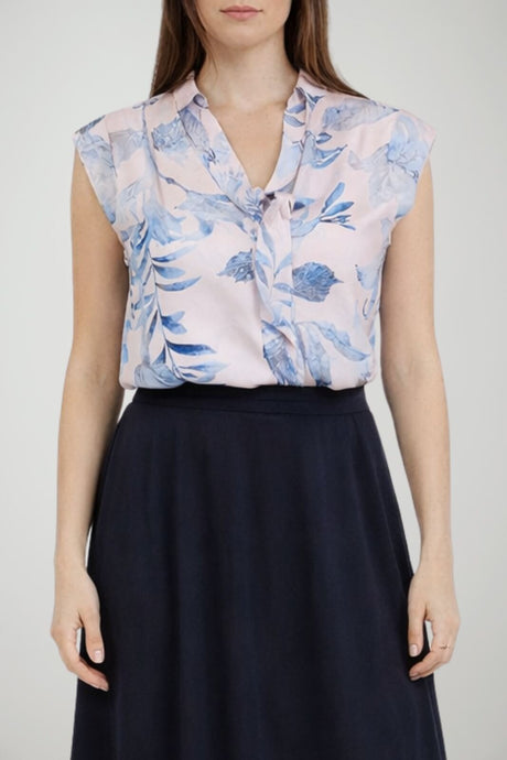 Markup blusa donna in raso stampa floreale