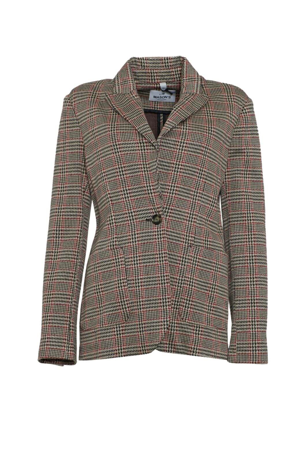 Giacca da donna Mason's monopetto Principe di Galles fronte