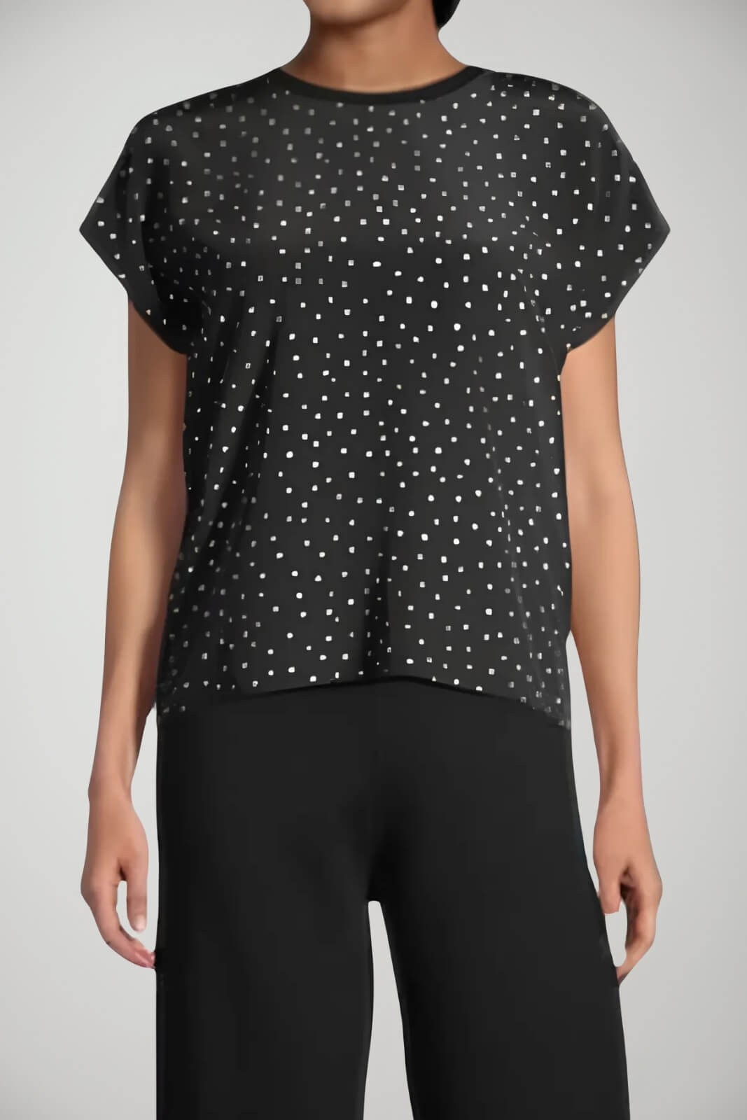 T-shirt da donna MaxMara Studio a pois fronte 1