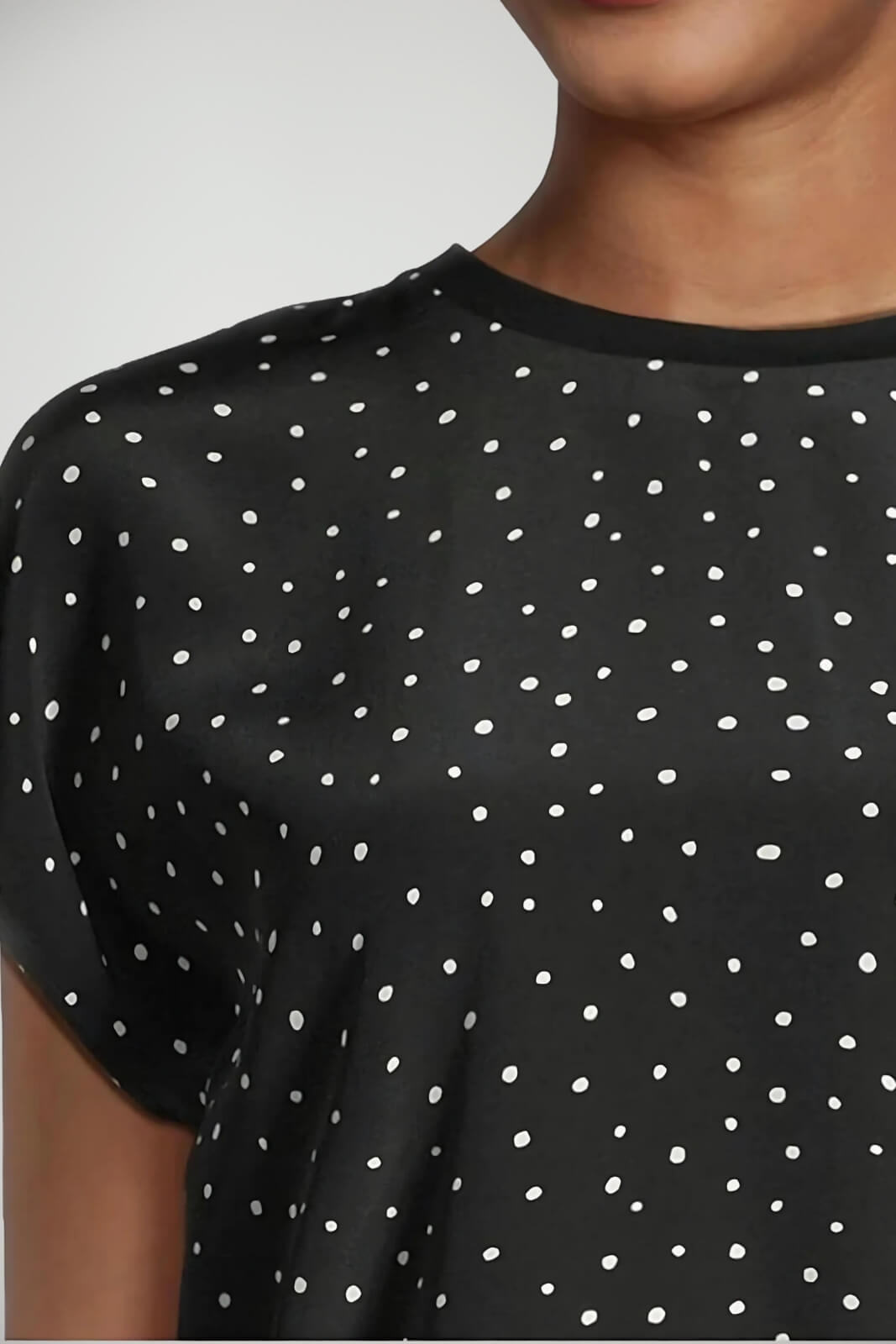 T-shirt da donna MaxMara Studio a pois dettaglio