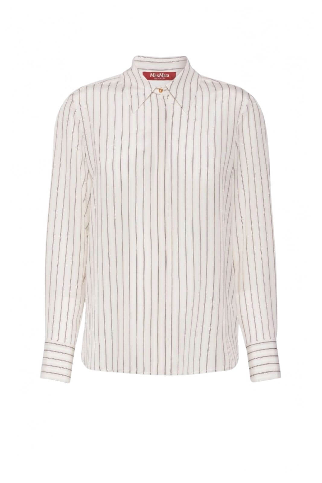 MaxMara Studio Camicia Donna in seta rigata