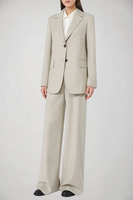 MaxMara Studio Tailleur Donna in flanella di lana
