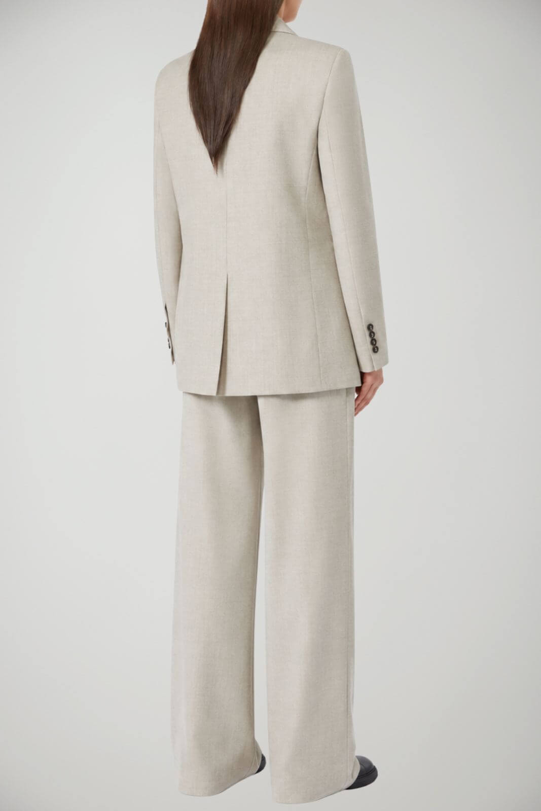 MaxMara Studio Tailleur Donna in flanella di lana