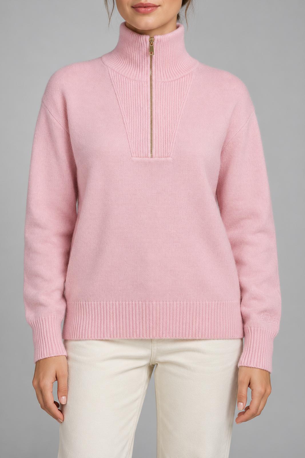 MC2 Saint Barth Maglia Donna Half Zip Tecna Soft