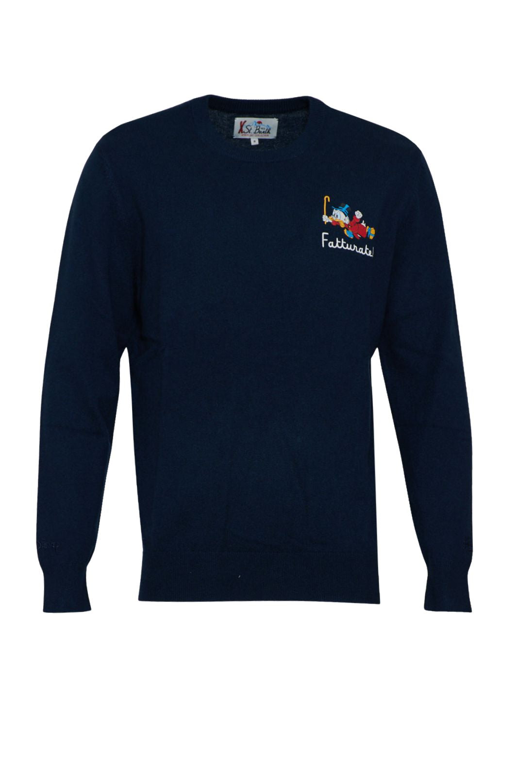 MC2 Saint Barth maglia uomo ricamo Zio Paperone Fatturate