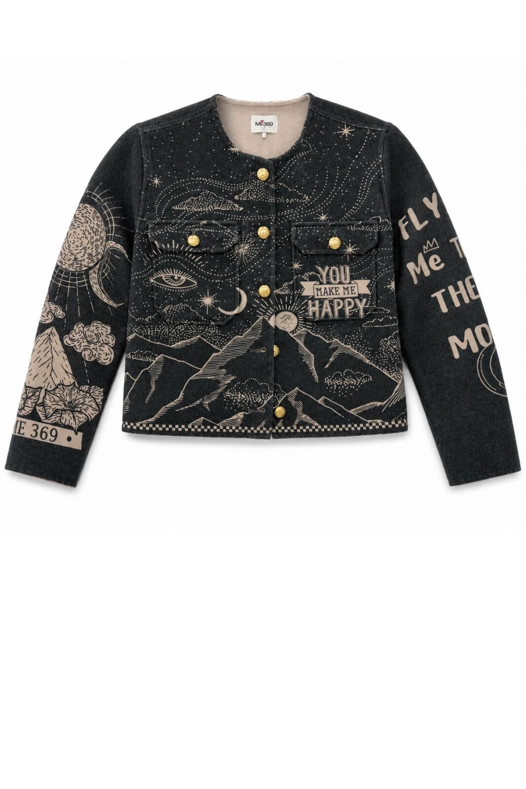 Me369 Blazer Donna con stampa