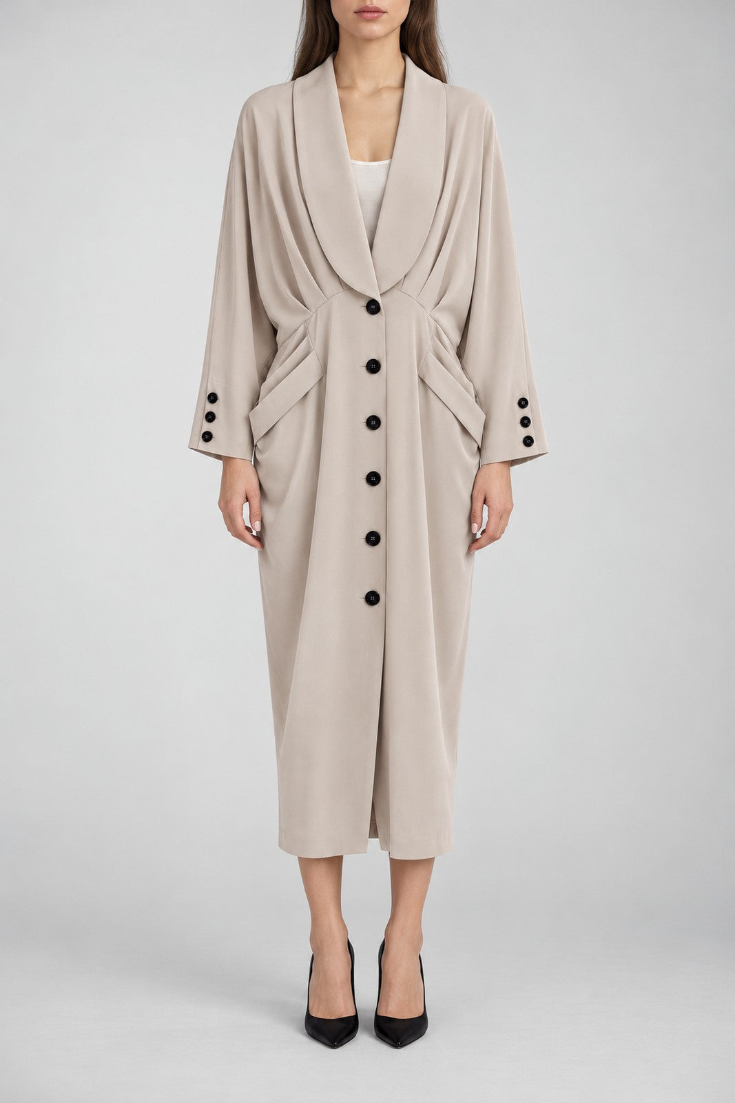 Meimeij Abito Donna Scollo Sciallato