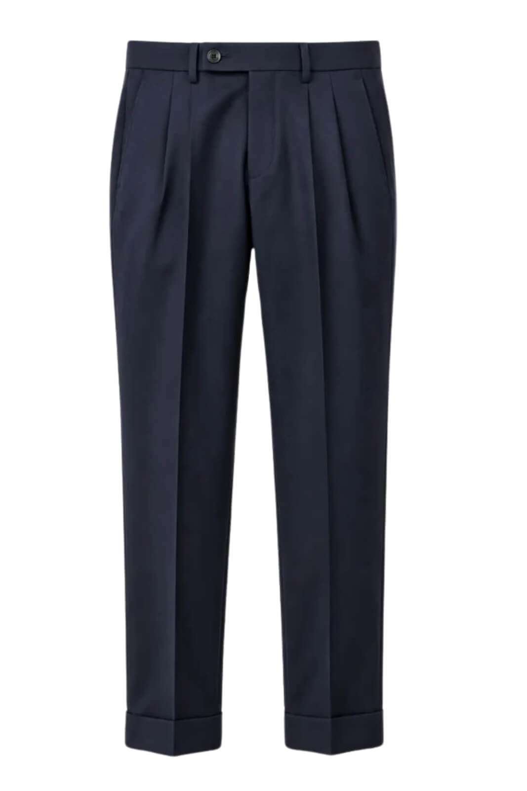 Michael Coal Pantaloni Uomo in lana stretch / Navy