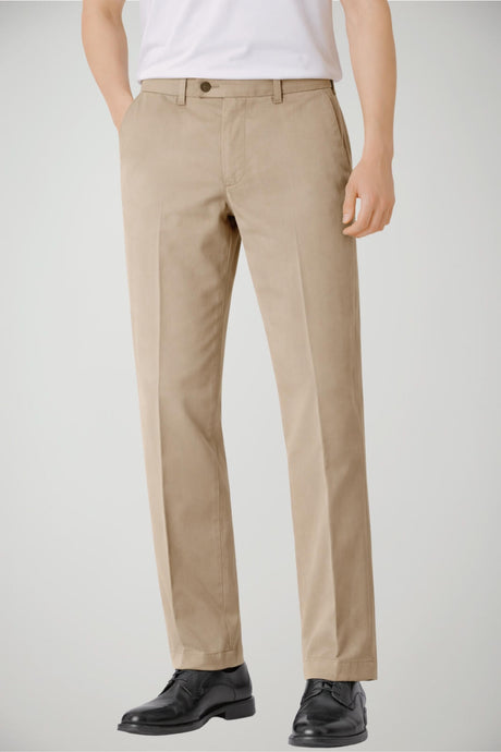 Pantaloni da uomo Michael Coal modello chino in gabardina