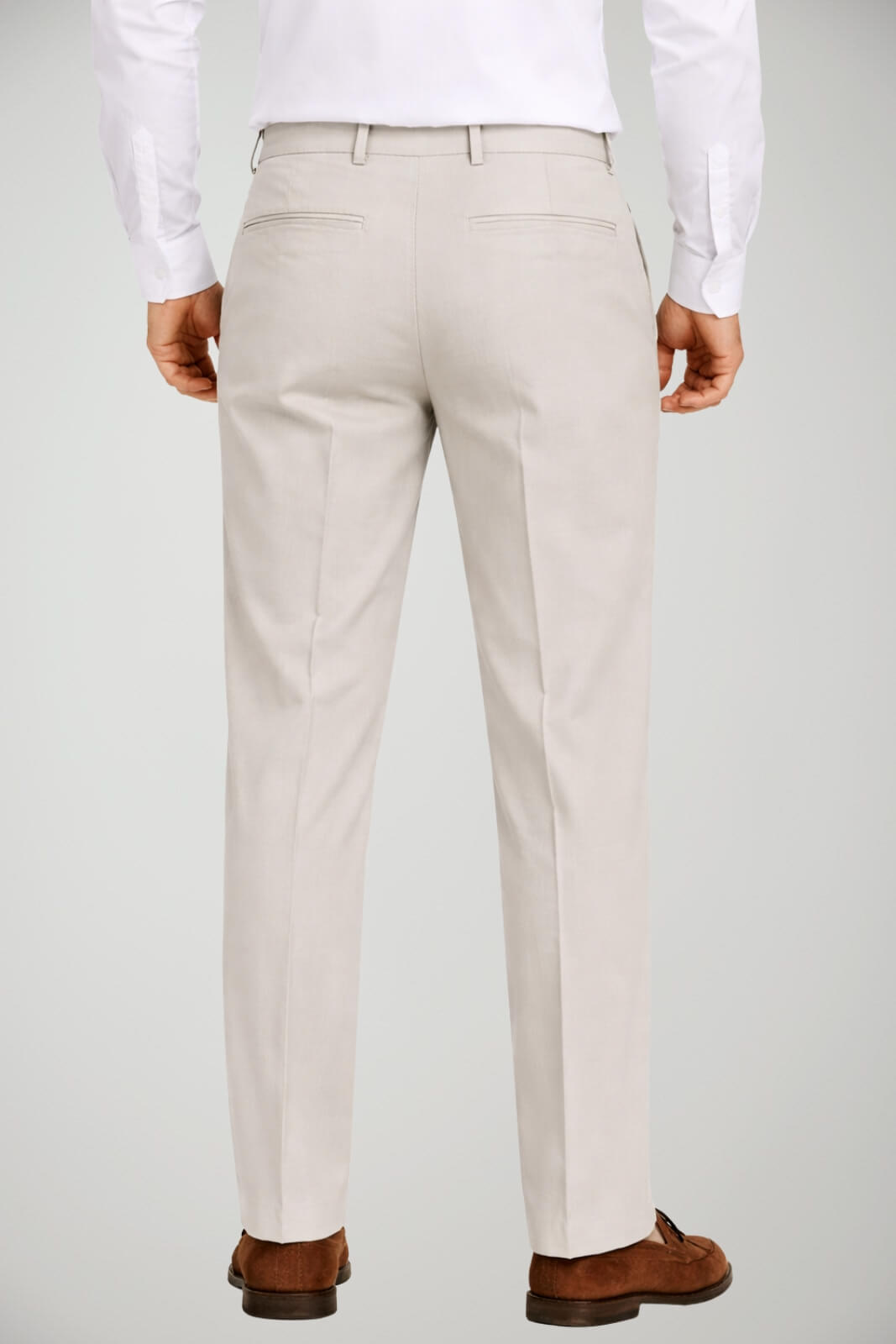 Pantaloni da uomo Michael Coal in gabardina slim fit