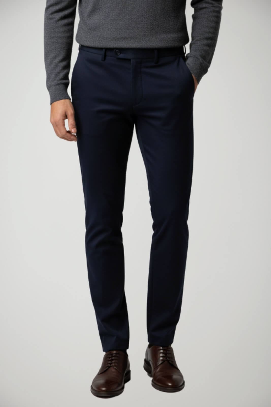 Pantaloni da uomo Michael Coal in cotone stretch