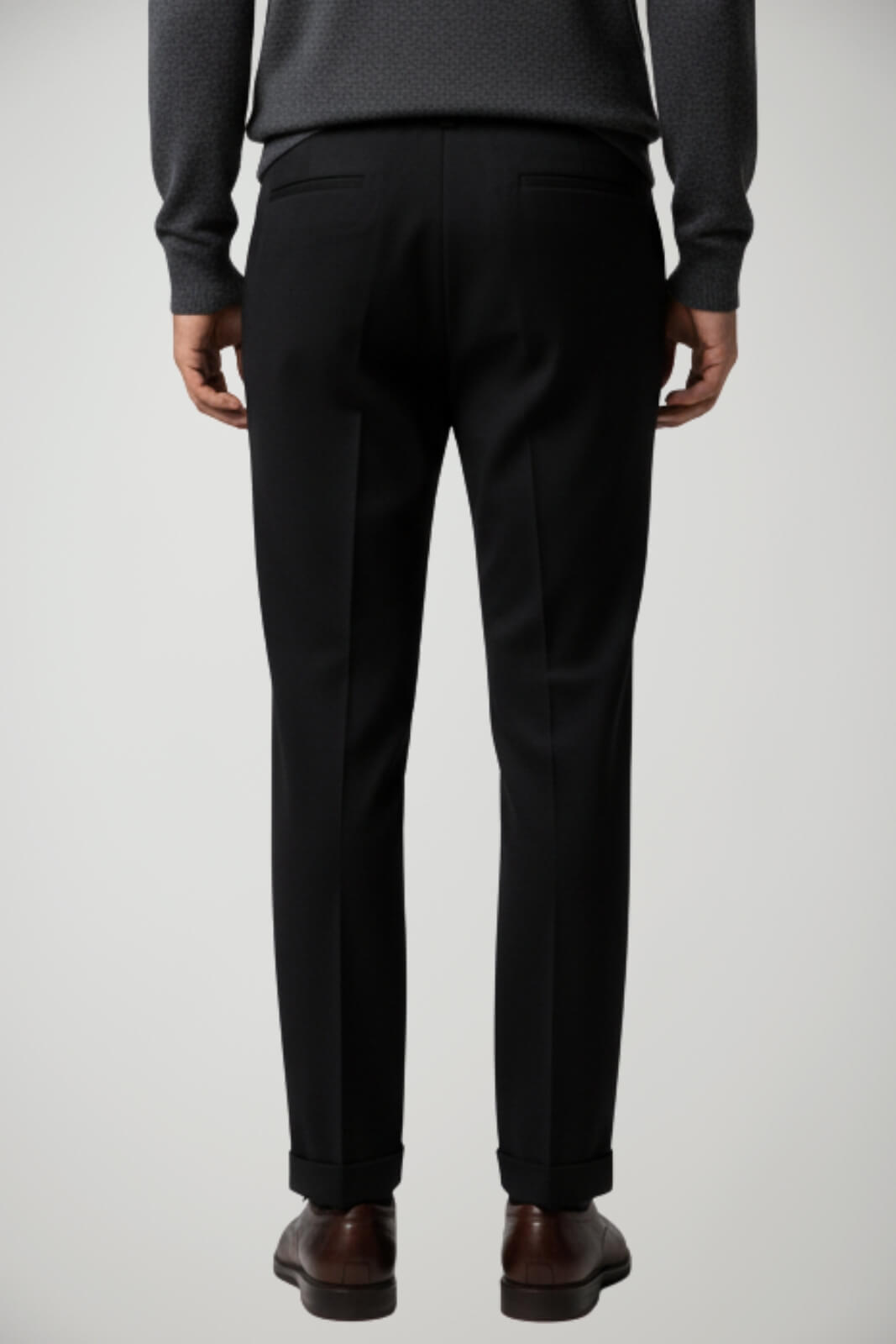 Pantalone da uomo Michele Carbone in lana vergine