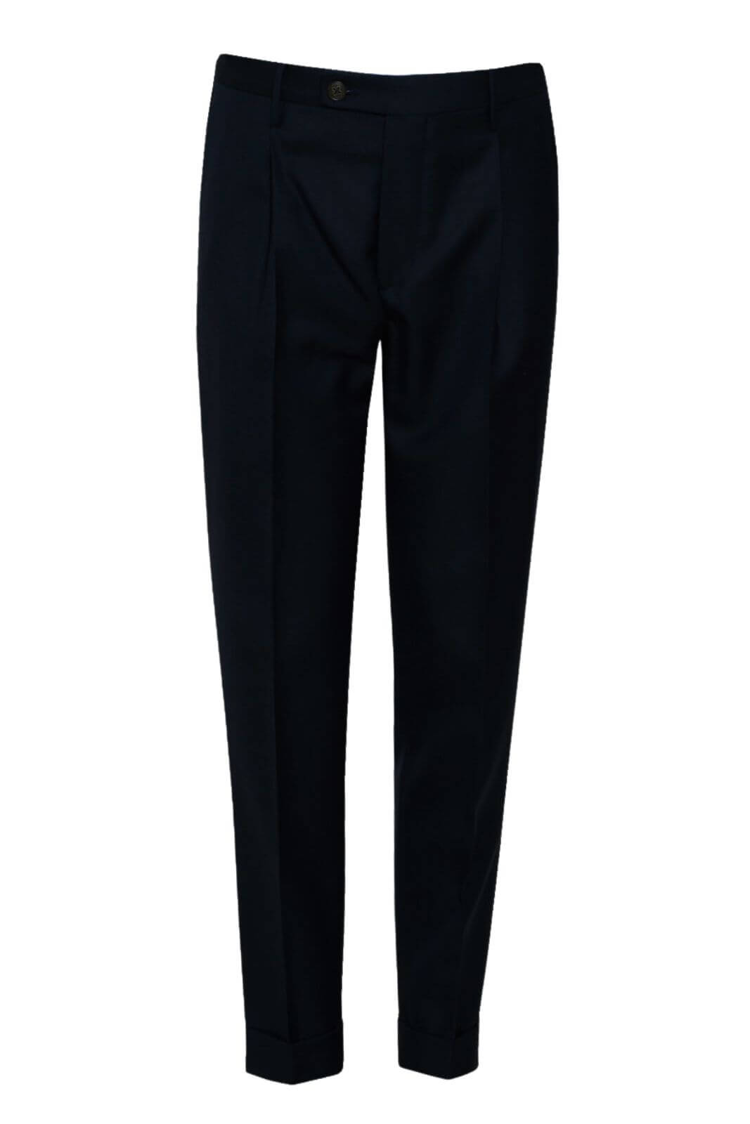 Pantaloni da uomo Michele Carbone con risvolti