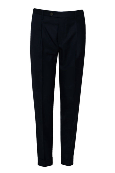 Pantaloni da uomo Michele Carbone con risvolti