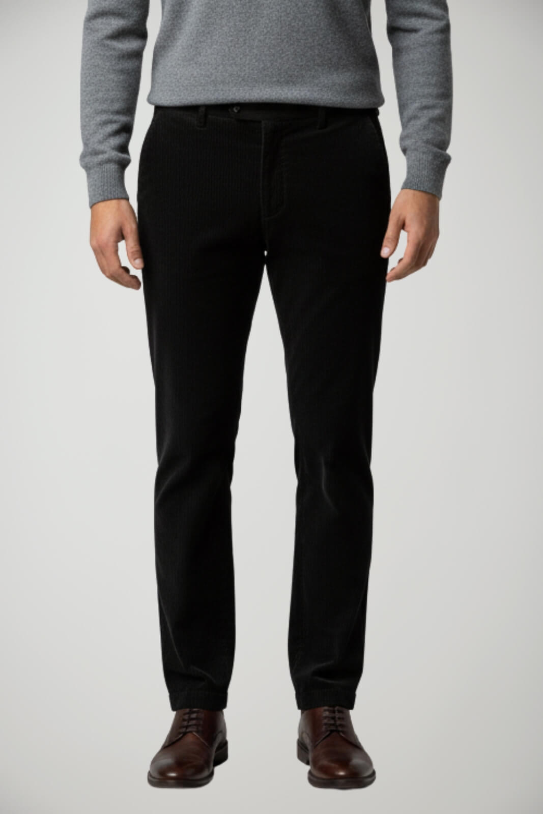 Pantaloni da uomo Michele Carbone in velluto con pences