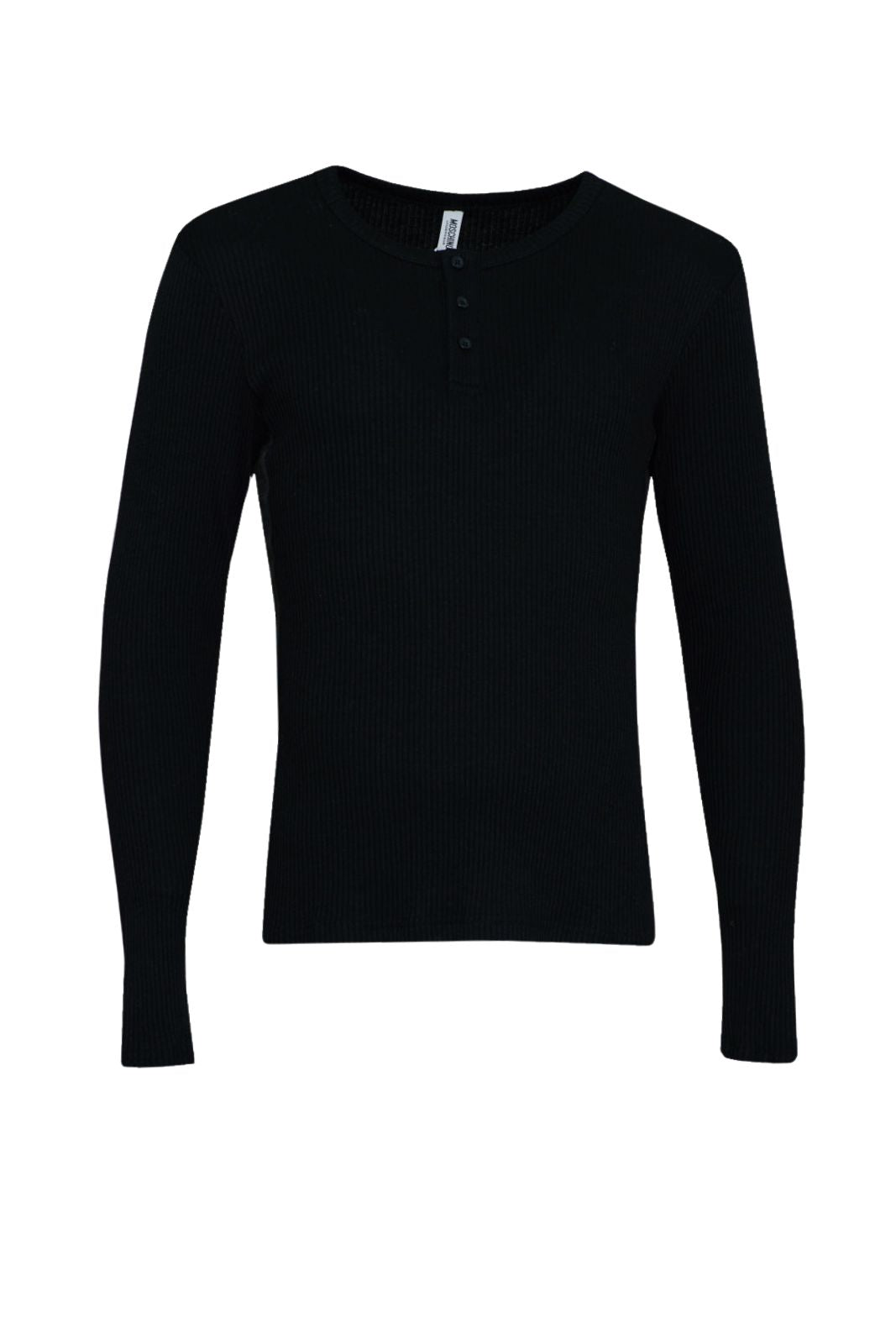 Moschino Underwear T-Shirt Uomo a maniche lunghe con bande logate