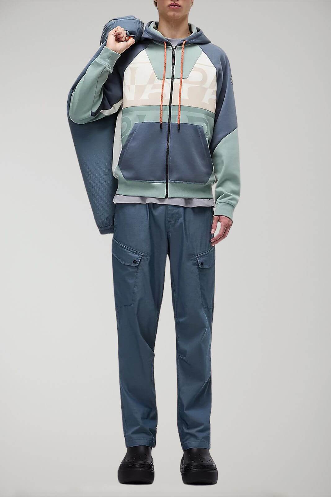 Napapijri felpa uomo con cappuccio Anghiari FZH