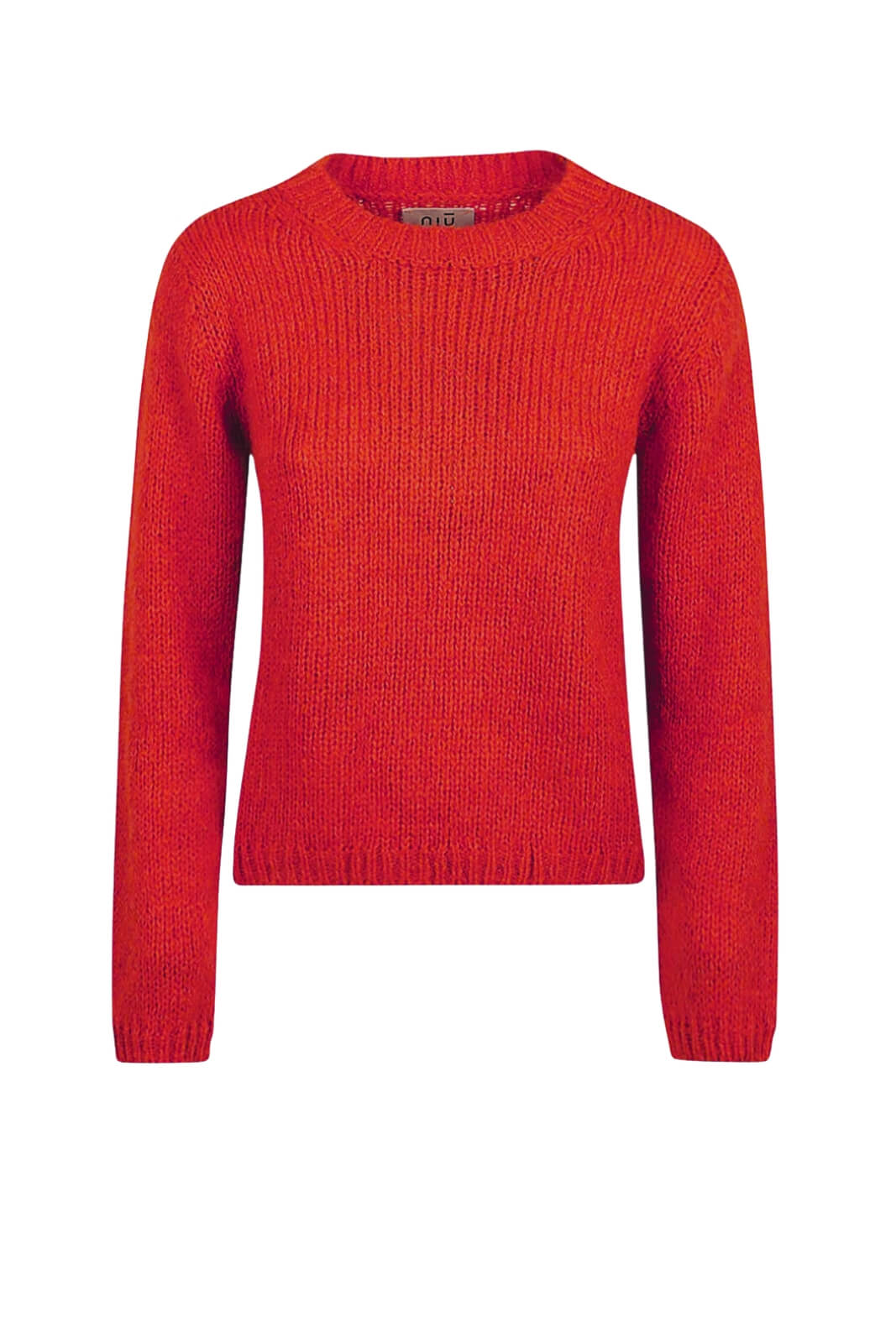 Maglione Niu da donna a costine fronte