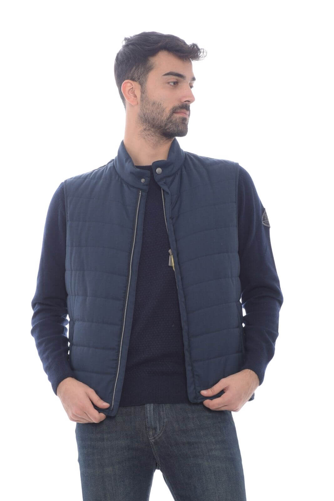 Channels Men's Quilted Sleeveless Jacket
