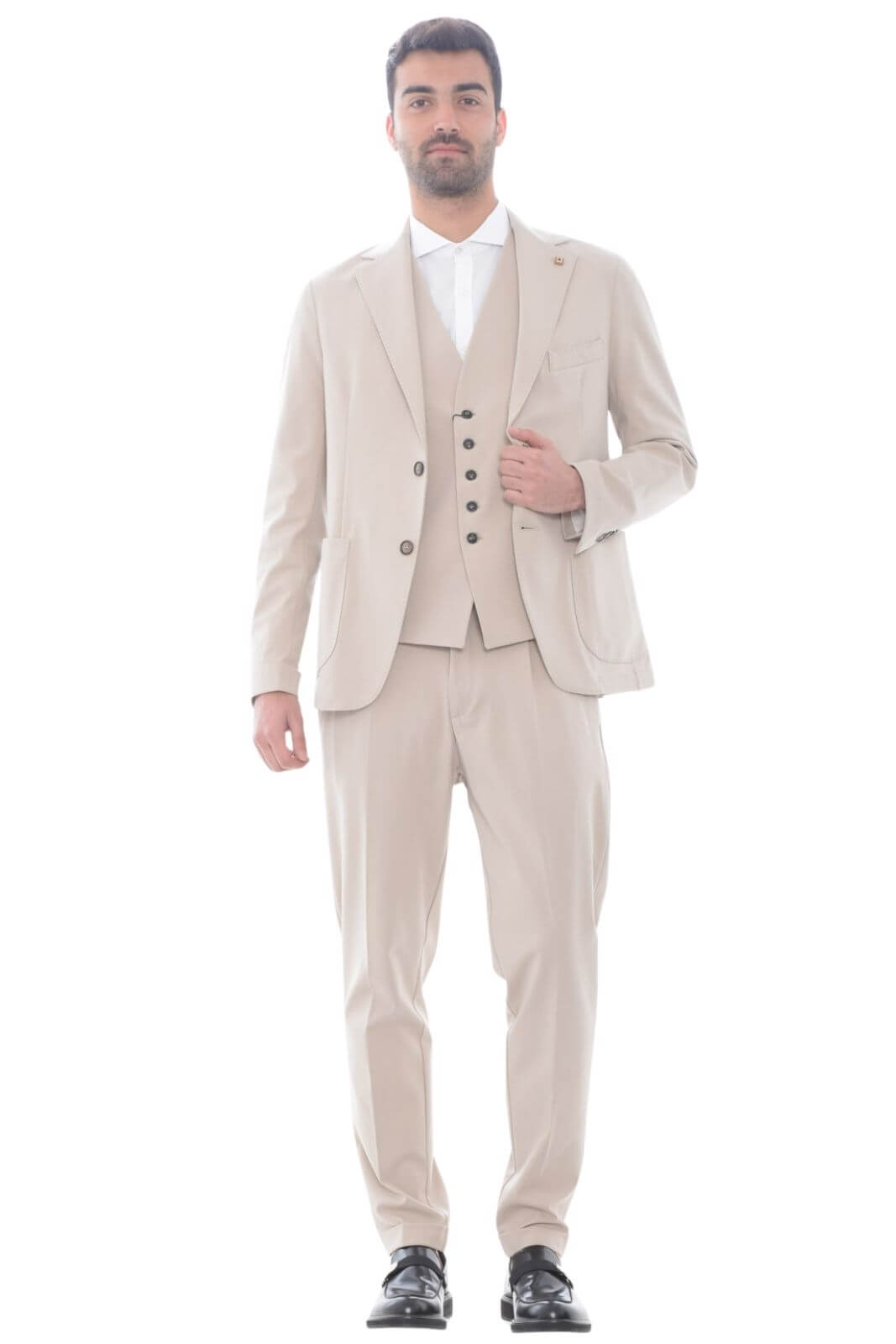 Outfit gilet uomo tinta unita