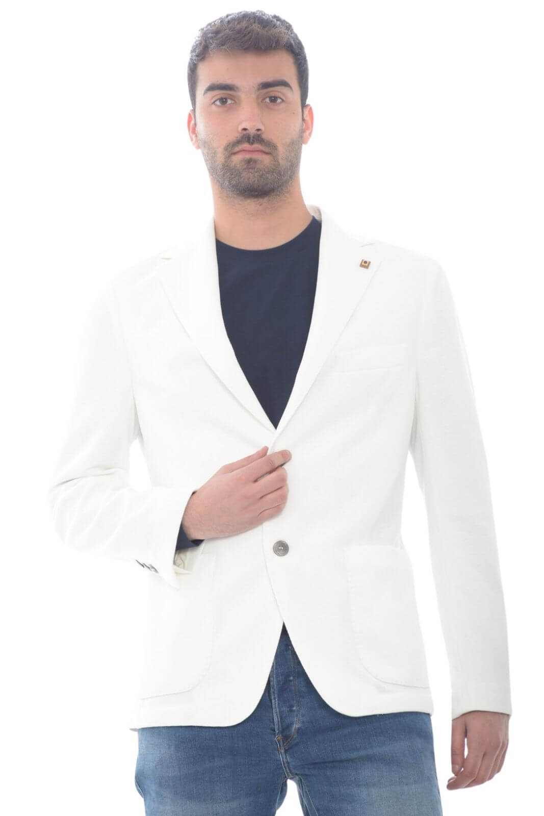 Conjunto de chaqueta de hombre microprocesada
