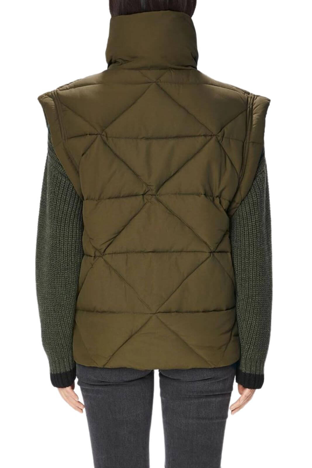 OOF Wear Chaqueta sin mangas de mujer con acolchado