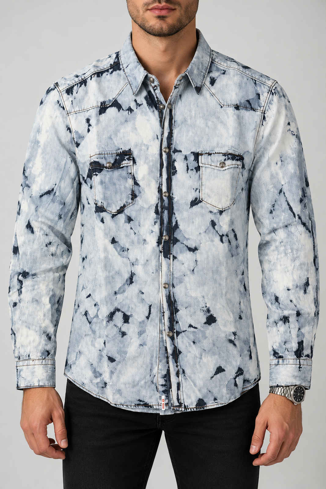Officina 36 Overshirt Uomo Robin in denim