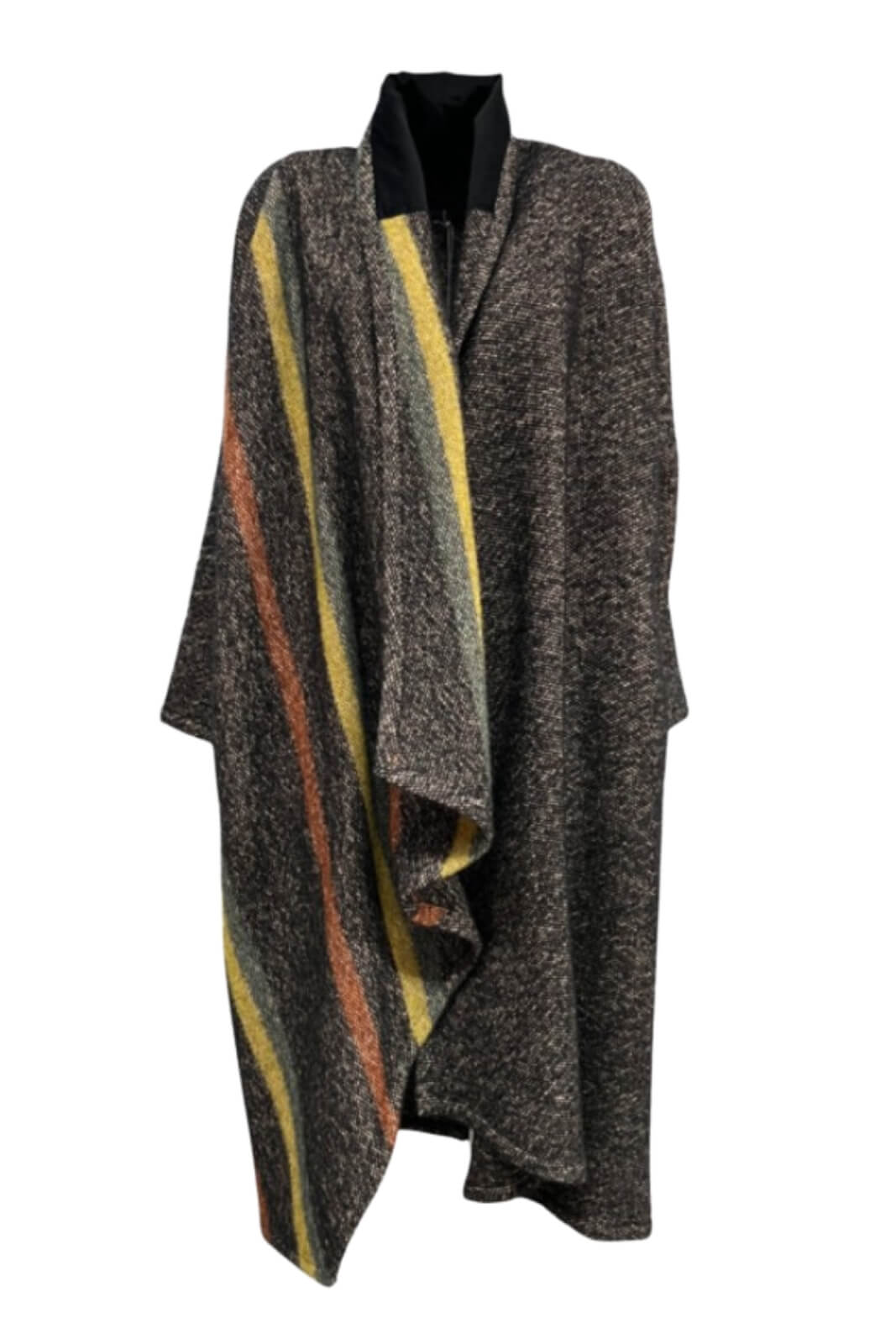 Opificio Neirami Cappotto lungo sciallato da donna fronte