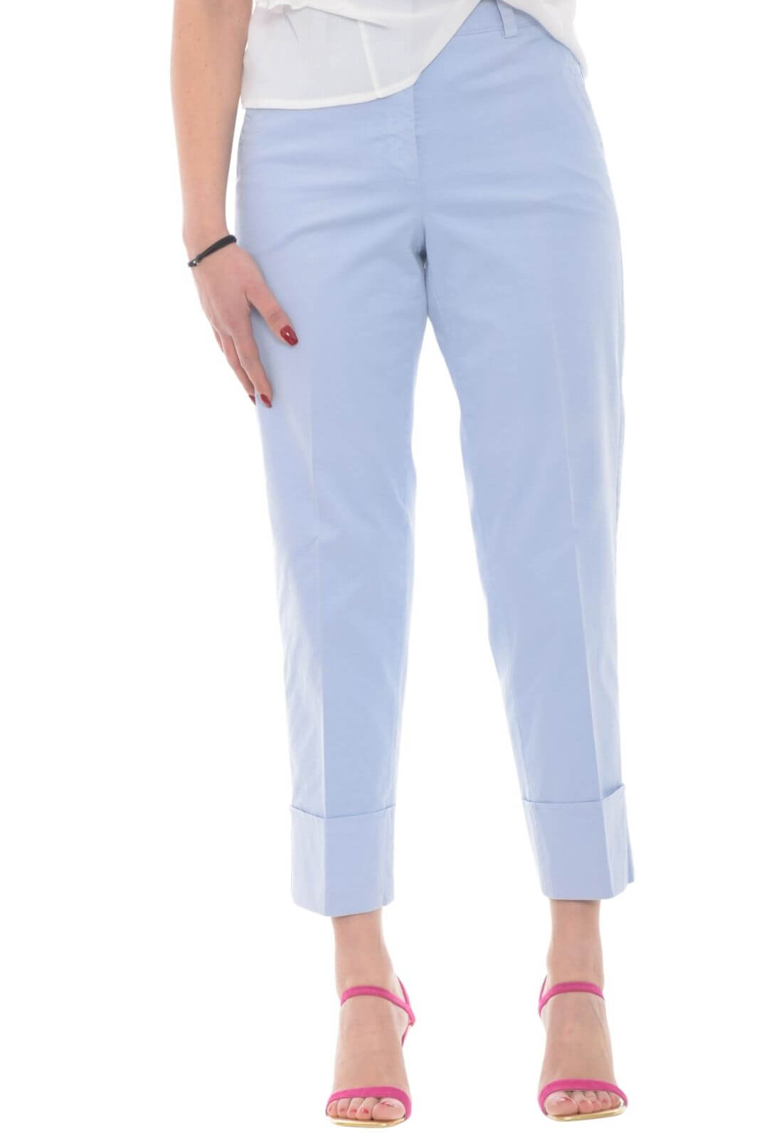Peserico women's crop trousers