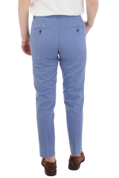 Peserico Pantalone Donna con passante in cuoio