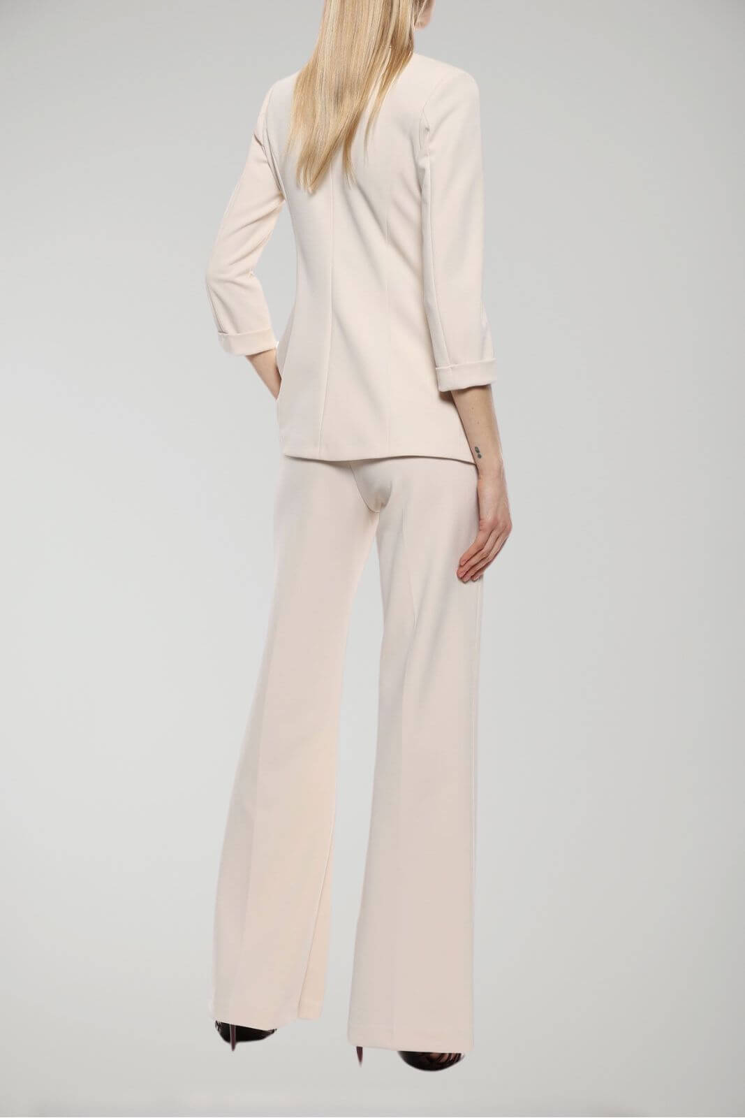 Imperial pantaloni donna a zampa vita alta