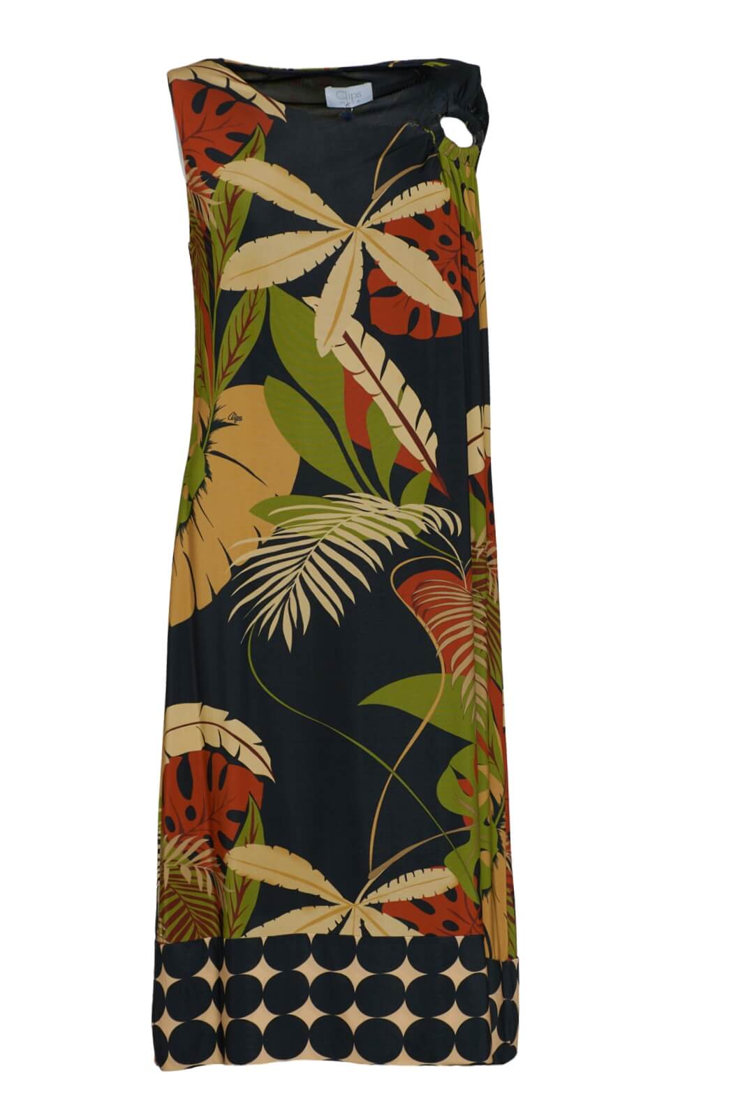 Clips Abito Donna smanicato a fantasia