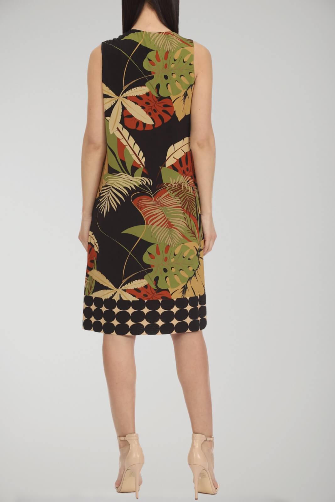 Clips Women's Sleeveless Patterned Dress