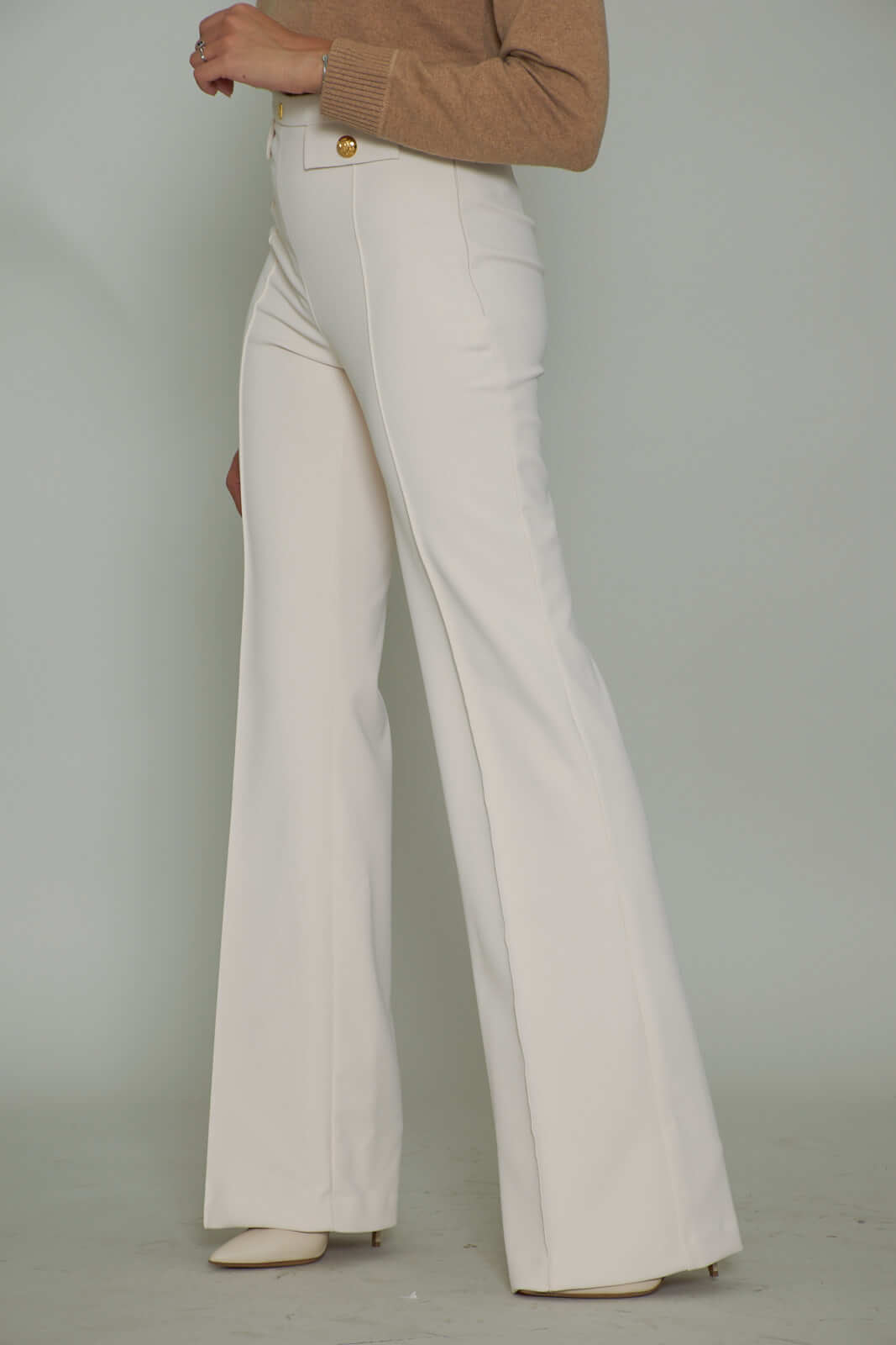 Elisabetta Franchi pantaloni donna bootcut